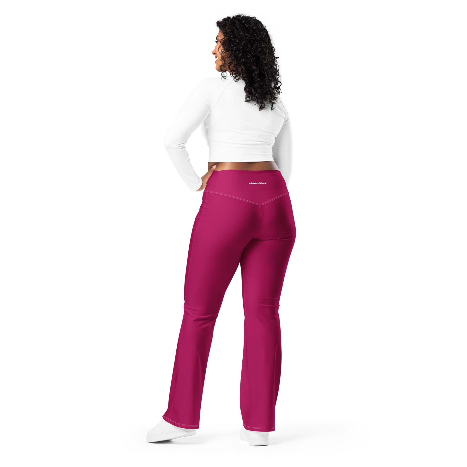 Flare leggings - Sleek Red Flare Leggings Refine Zone