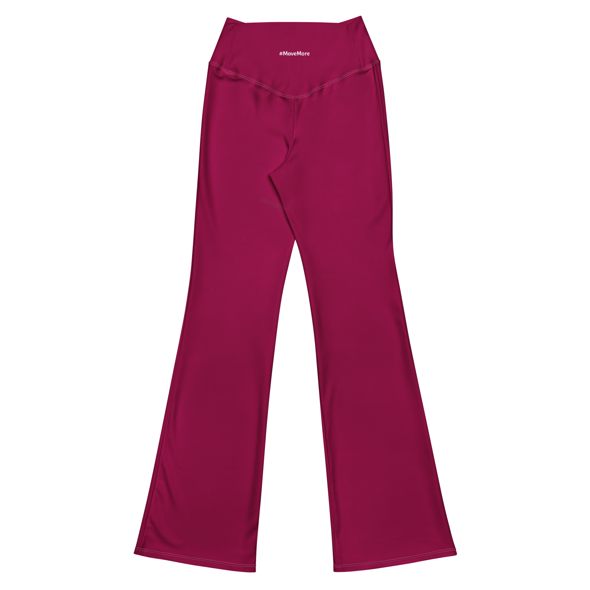 Flare leggings - Sleek Red Flare Leggings Refine Zone