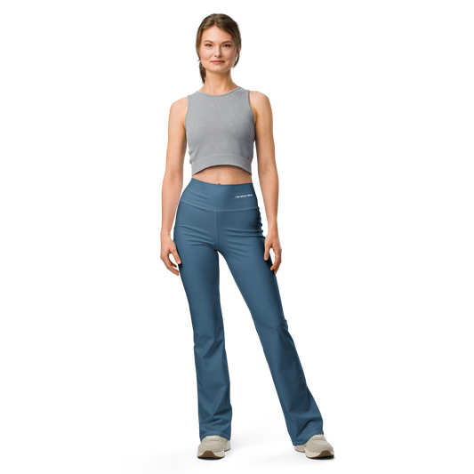 Flare leggings - Sleek Blue Flare Leggings Refine Zone 2XS