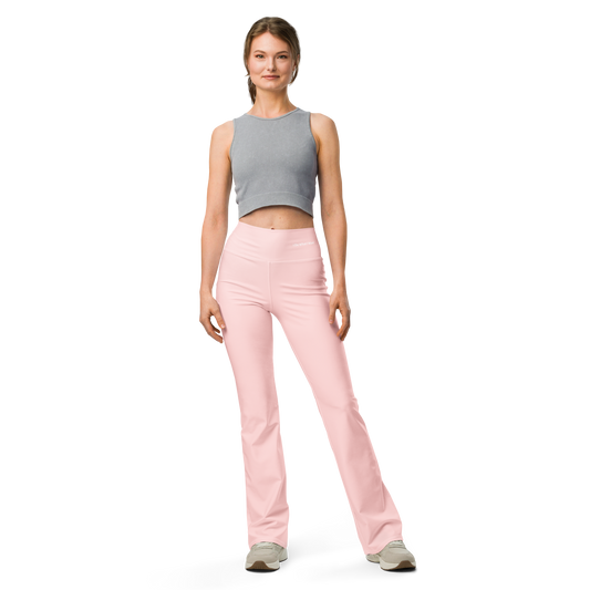 Flare leggings - Sleek Pink Flare Leggings Refine Zone 2XS