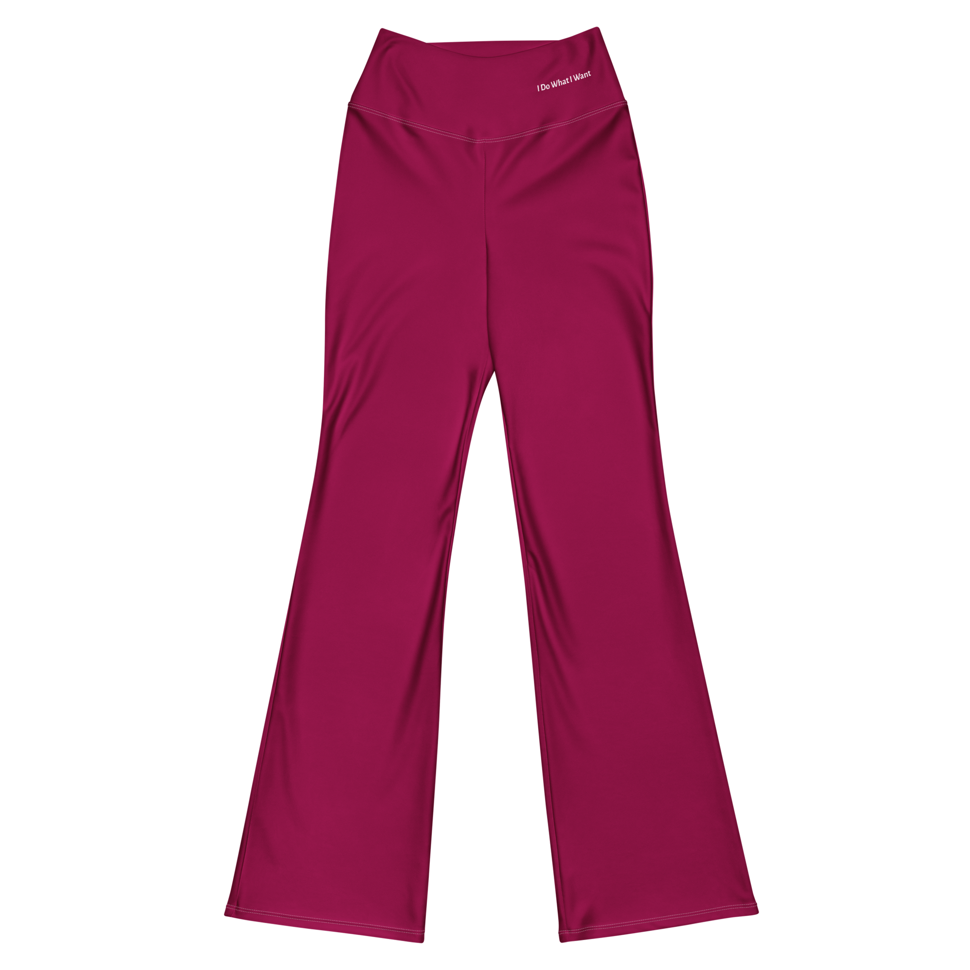 Flare leggings - Sleek Red Flare Leggings Refine Zone