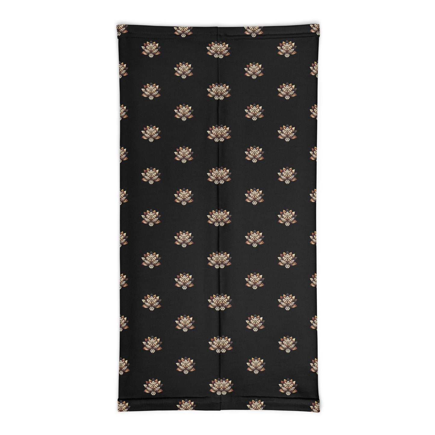 Neck Gaiter - Black - Wild Lotus Neck Gaiter Refine Zone