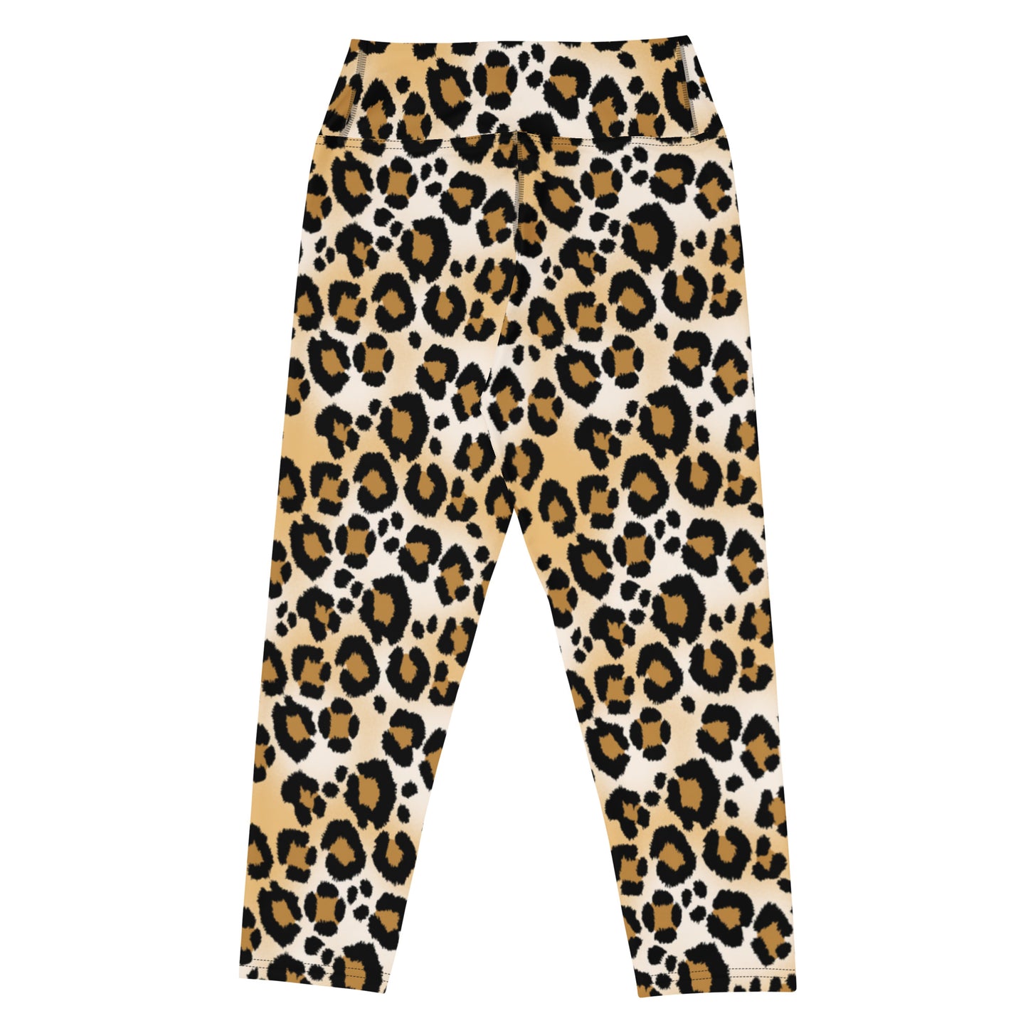Yoga Capri Leggings for Women - Leopard Capri Refine Zone