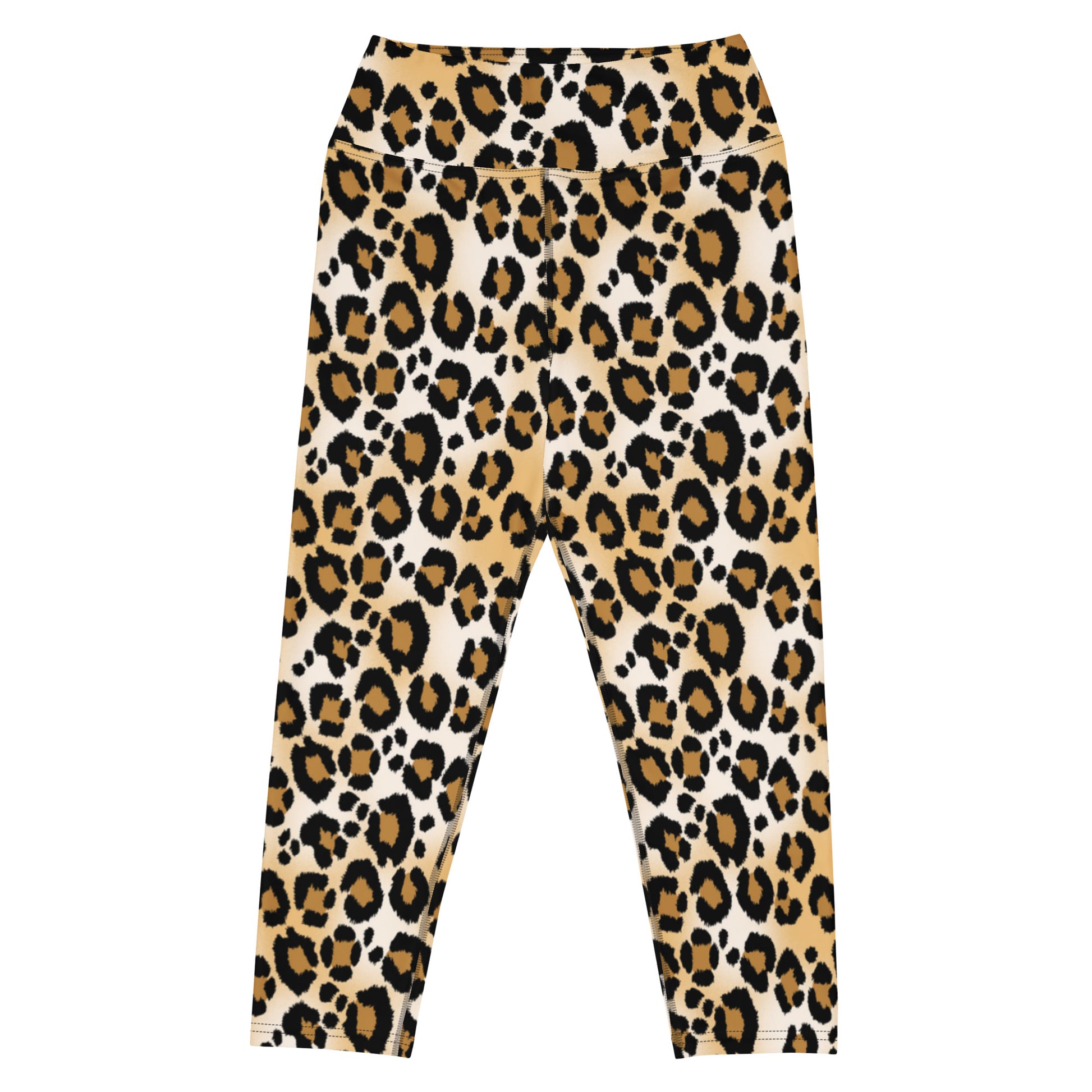 Yoga Capri Leggings for Women - Leopard Capri Refine Zone