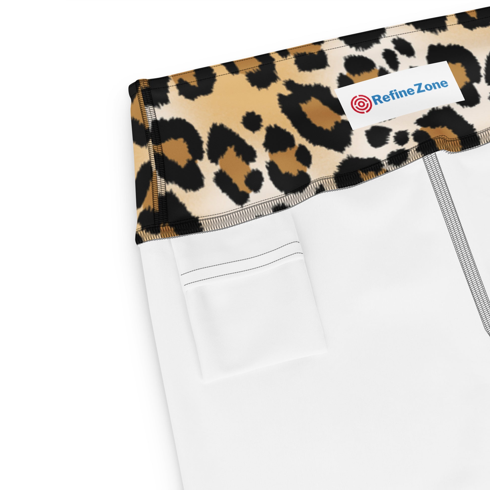 Yoga Capri Leggings for Women - Leopard Capri Refine Zone