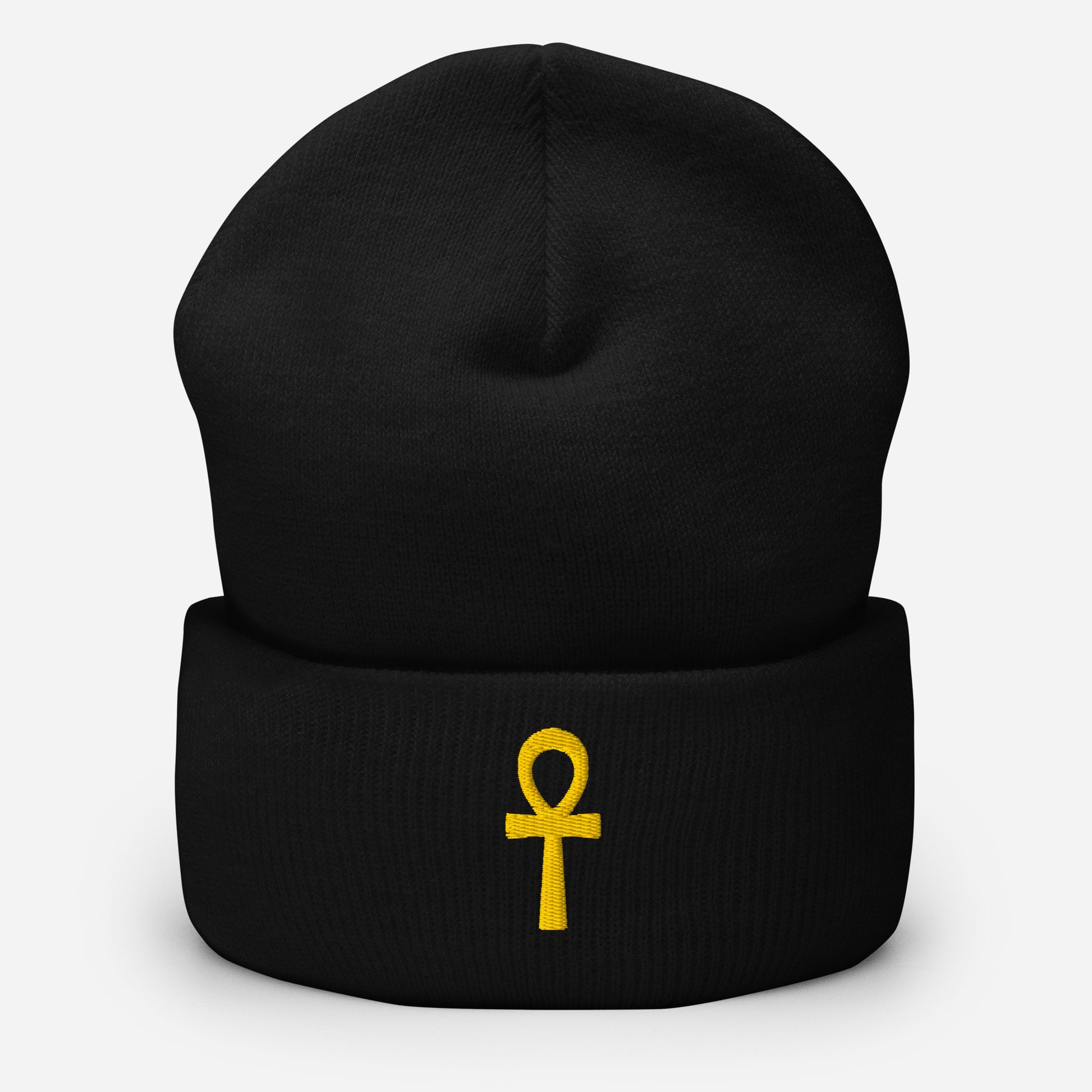 Cuffed Beanie – Ankh (☥) Beanies Refine Zone