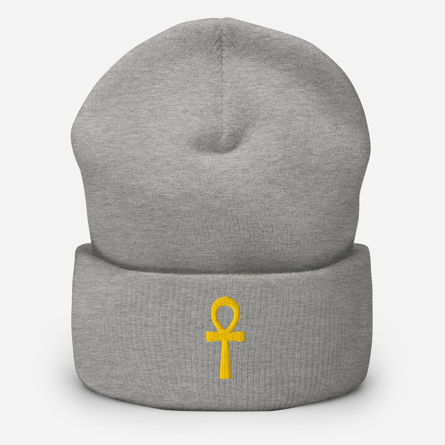 Cuffed Beanie – Ankh (☥) Beanies Refine Zone