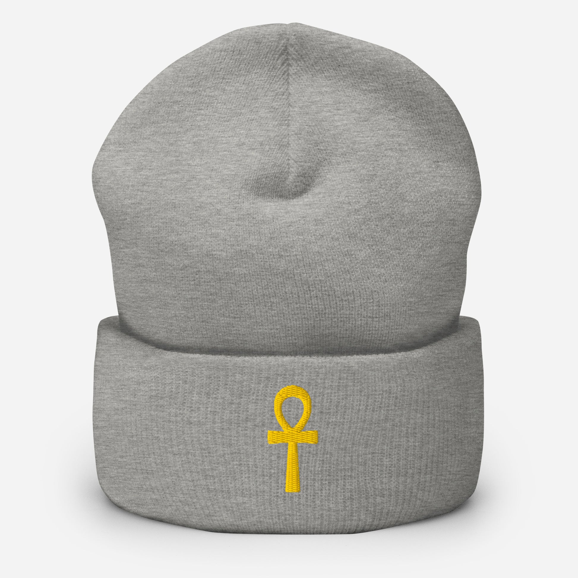 Cuffed Beanie – Ankh (☥) Beanies Refine Zone