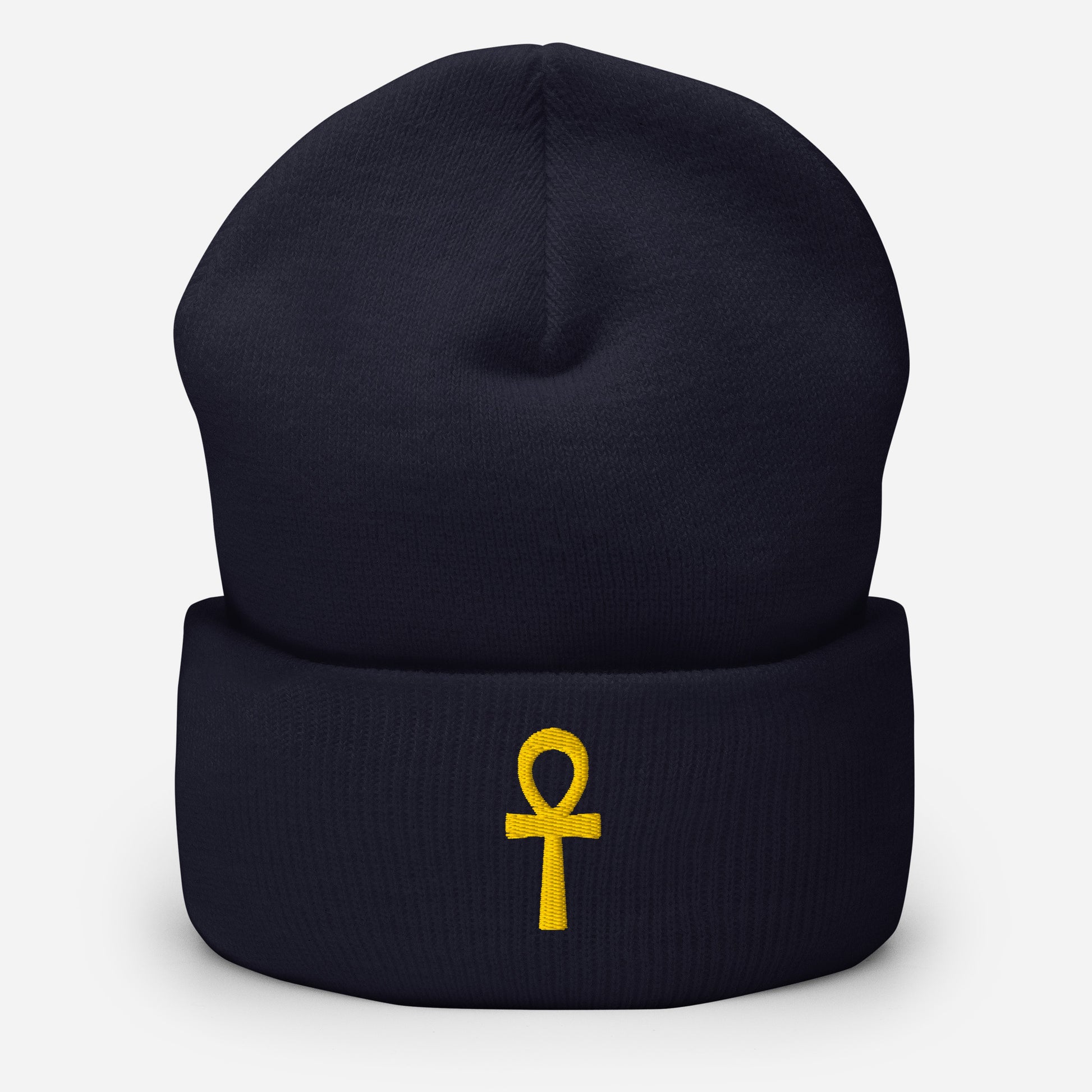 Cuffed Beanie – Ankh (☥) Beanies Refine Zone