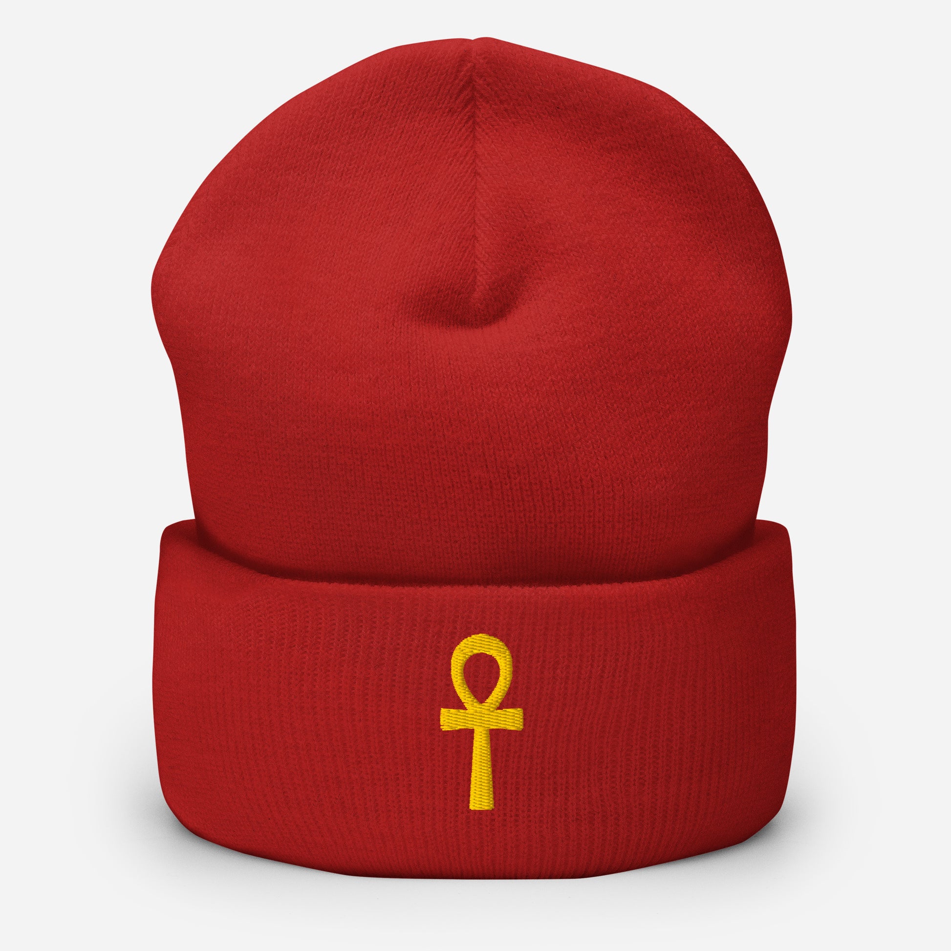 Cuffed Beanie – Ankh (☥) Beanies Refine Zone