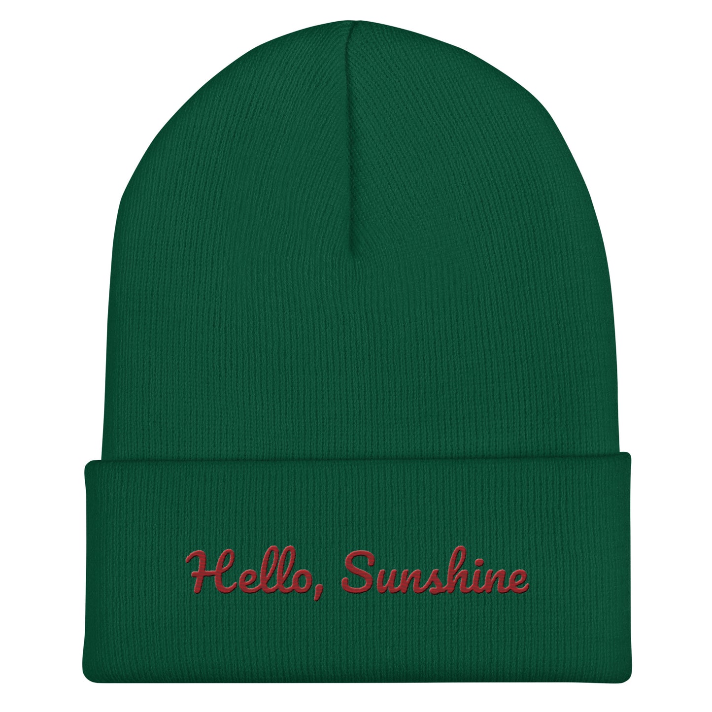 Cuffed Beanie - Hello Sunshine Beanies Refine Zone Spruce