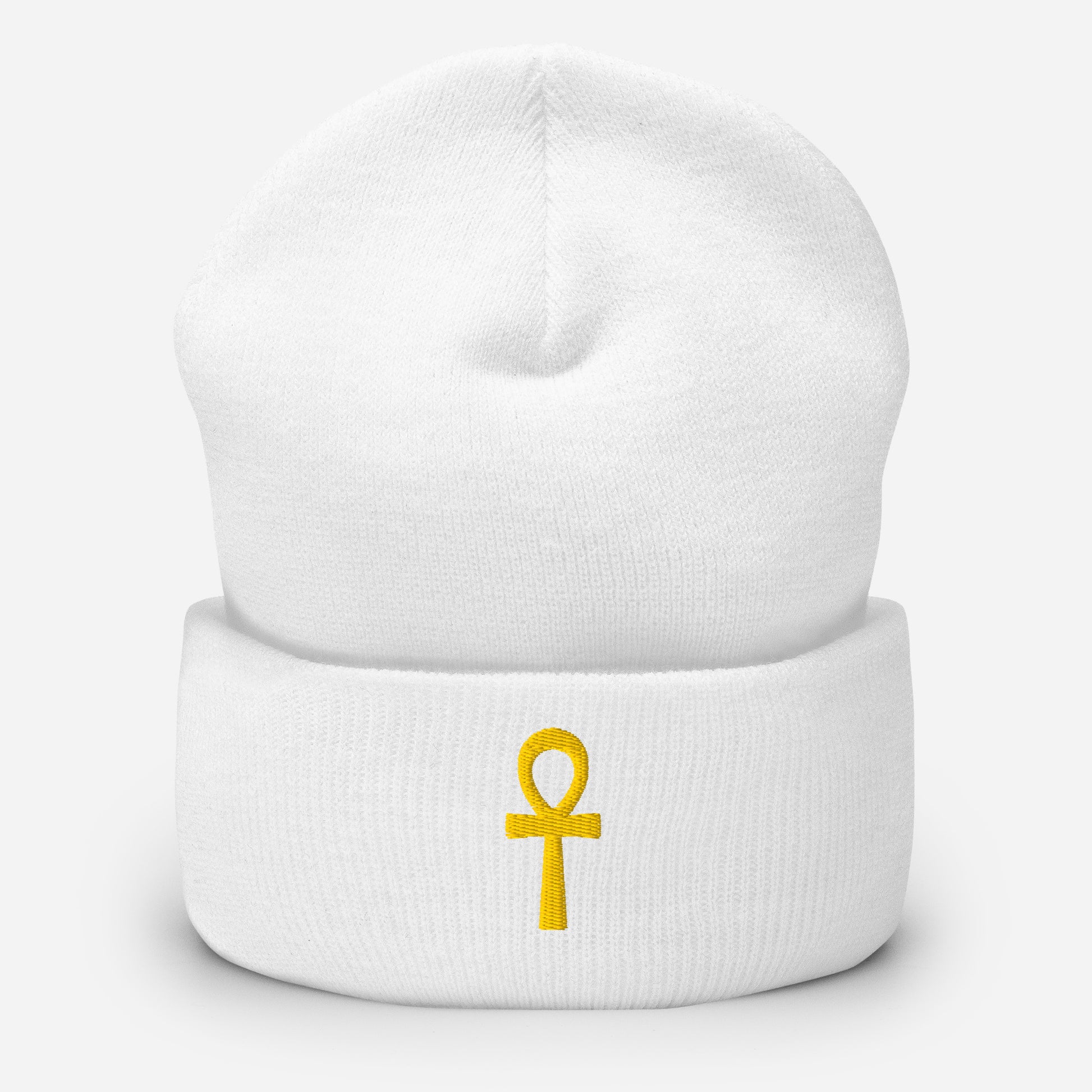 Cuffed Beanie – Ankh (☥) Beanies Refine Zone