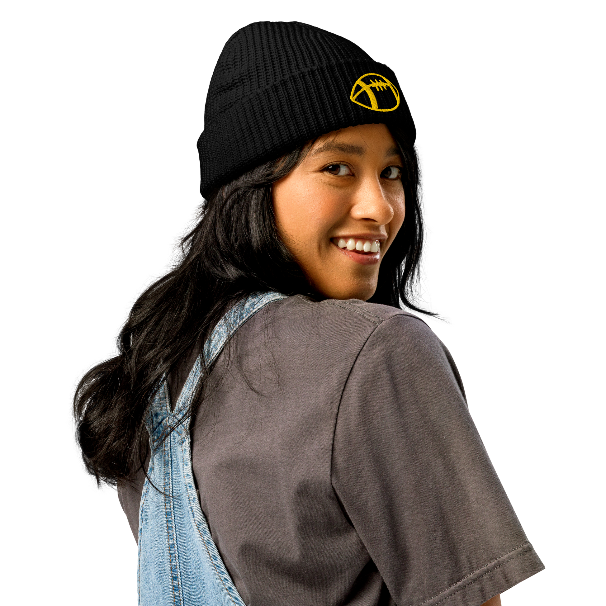 Fisherman beanie for Young Adult - American Football - Rugby Beanies Refine Zone