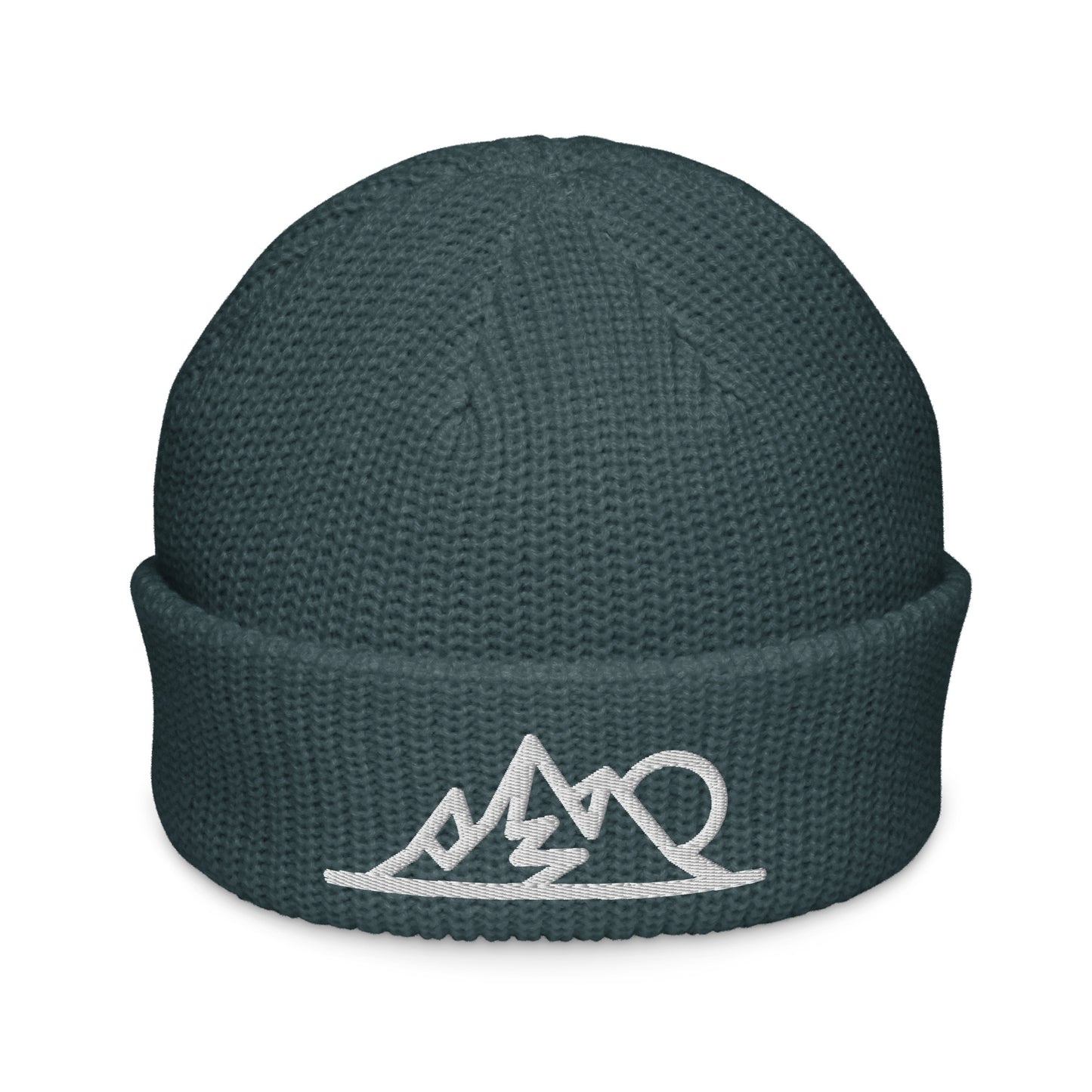 Fisherman beanie for Young Adults - Sunlit Peaks Beanies Refine Zone Petrol Blue