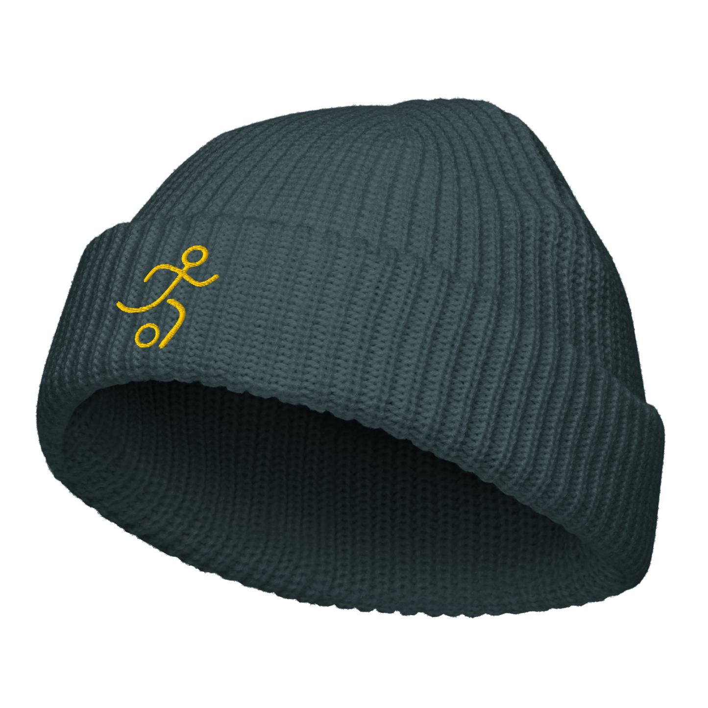Fisherman beanie for Young Adult - Football - Soccer Beanies Refine Zone Petrol Blue