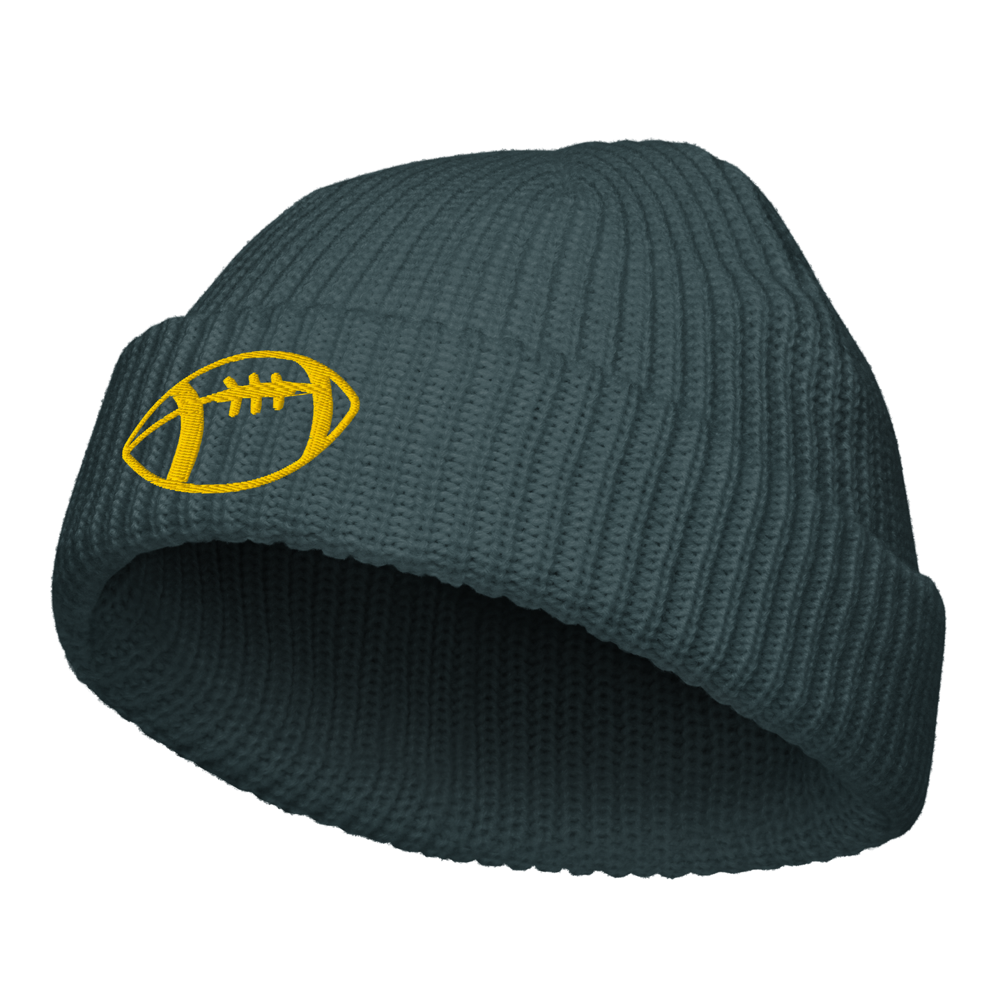 Fisherman beanie for Young Adult - American Football - Rugby Beanies Refine Zone Petrol Blue