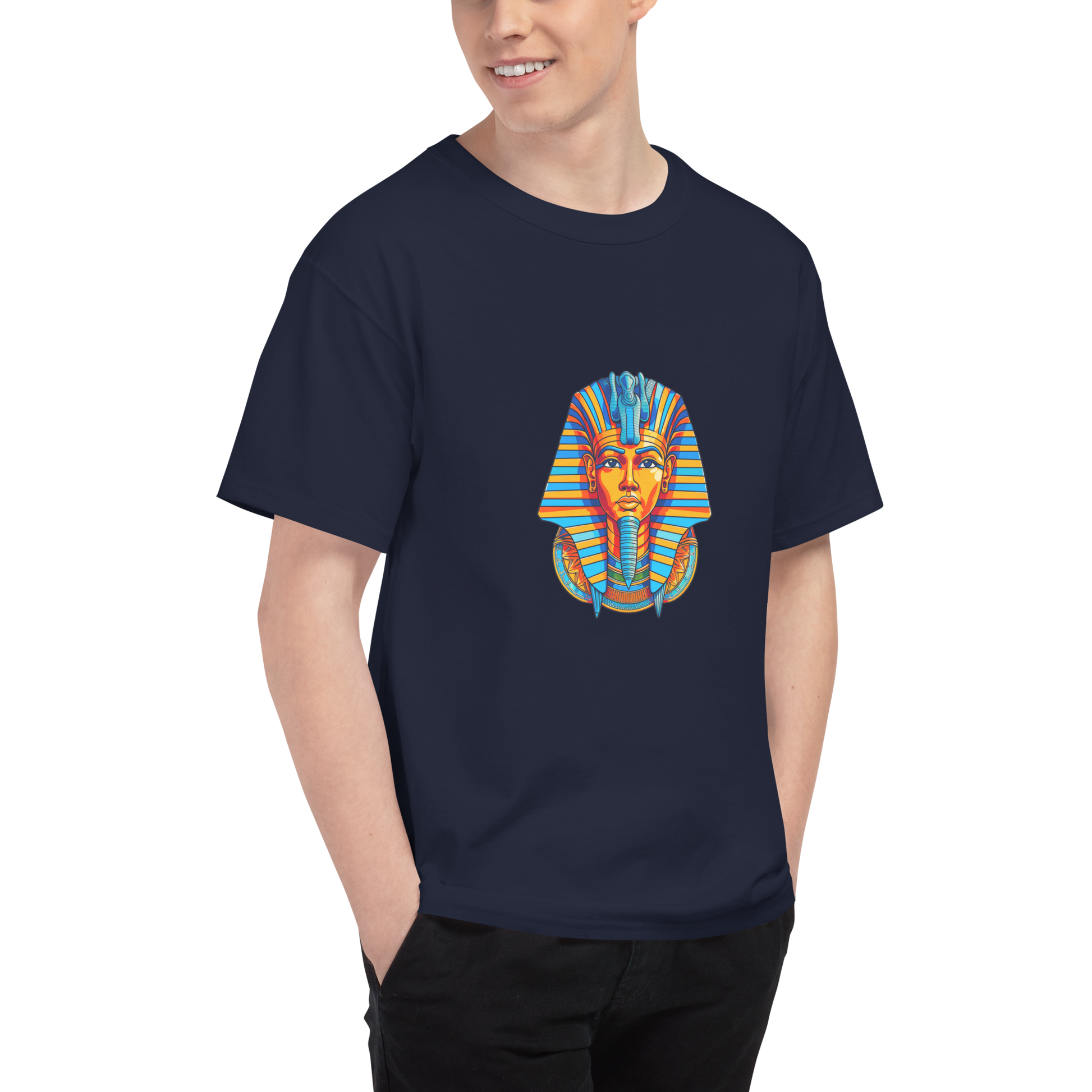 Men's Champion T-Shirt - Tutankhamun T-Shirt Refine Zone
