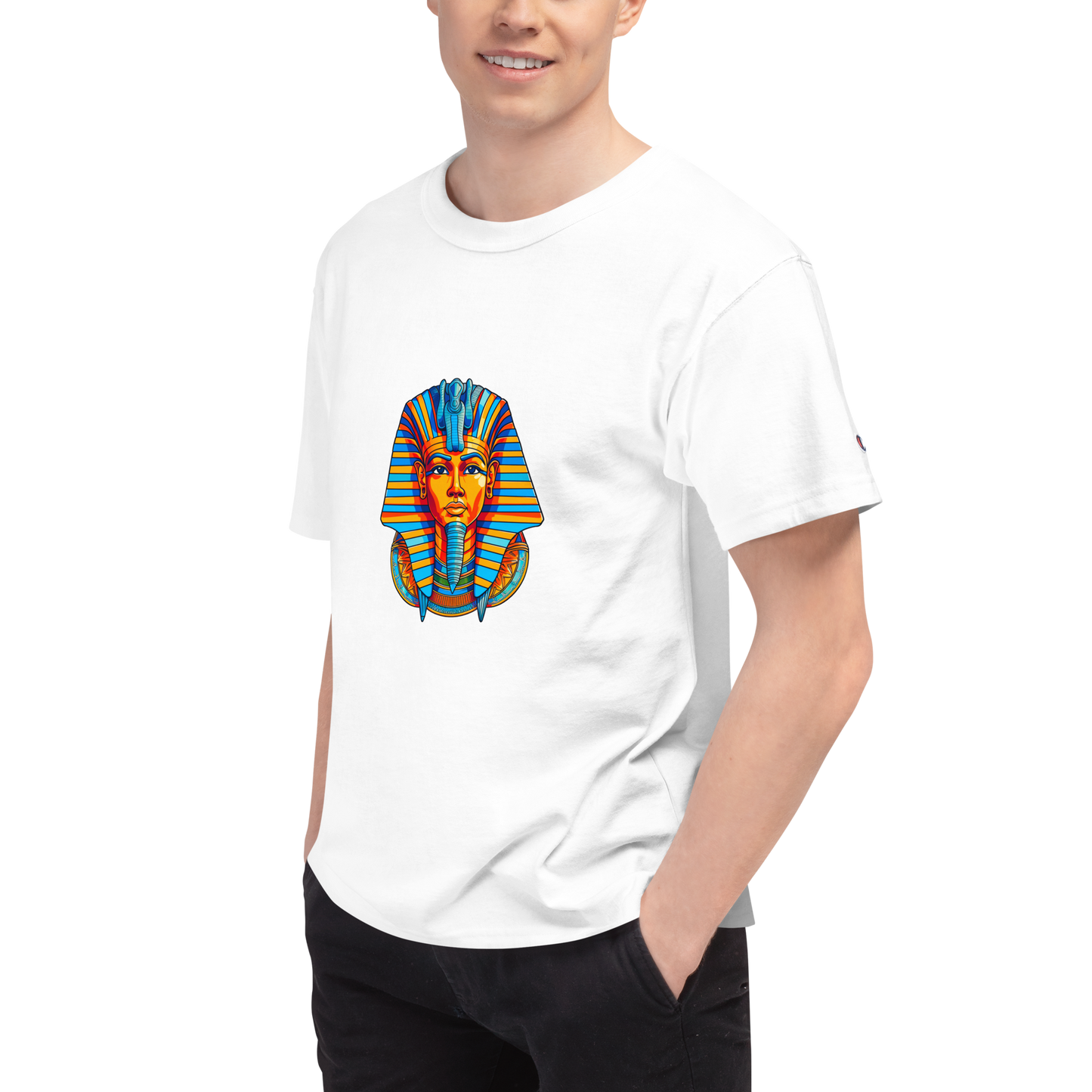 Men's Champion T-Shirt - Tutankhamun T-Shirt Refine Zone