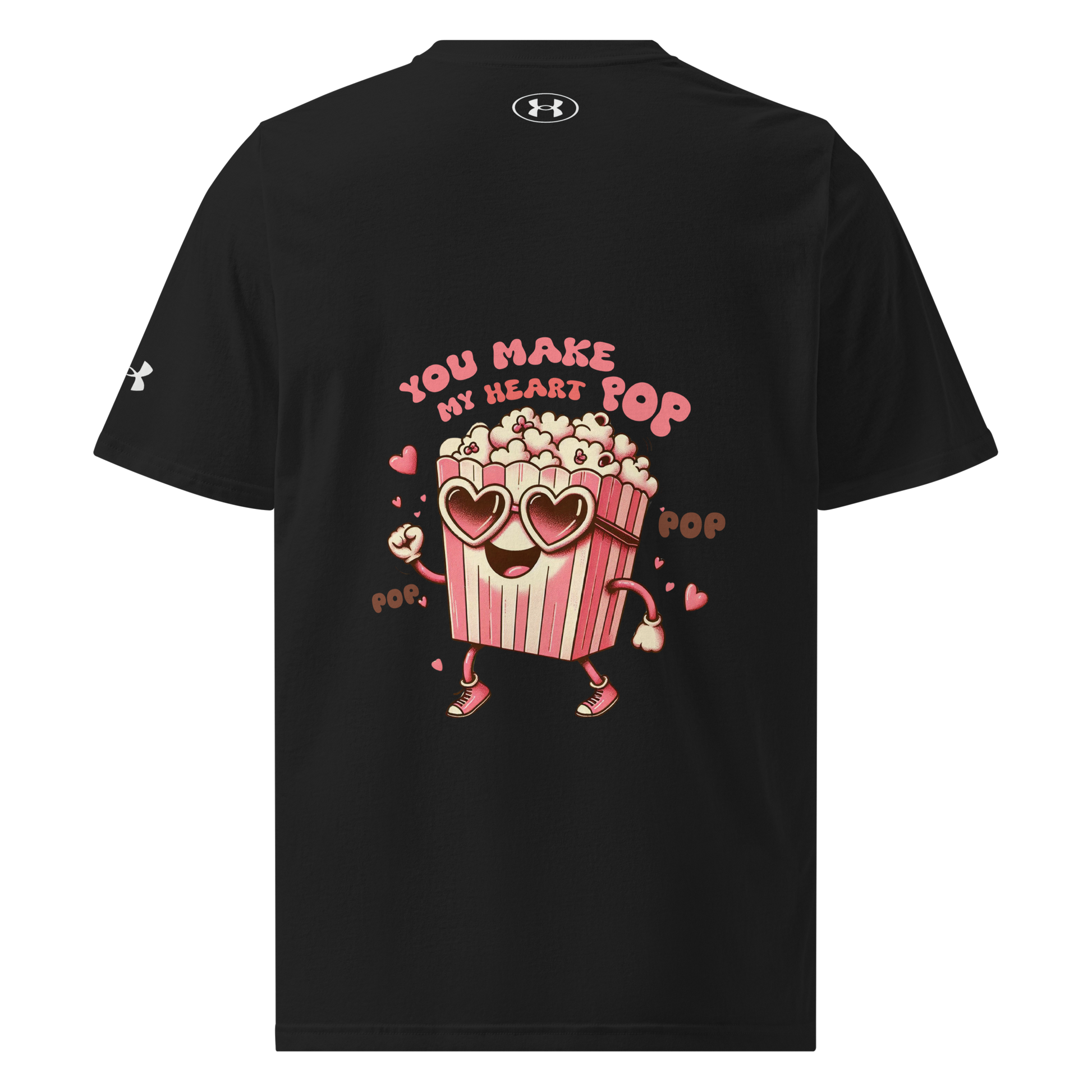 Under ArmourⓇ athletic t-shirt - Limited Edition - My Heart Pop - Back T-Shirt Refine Zone Black S