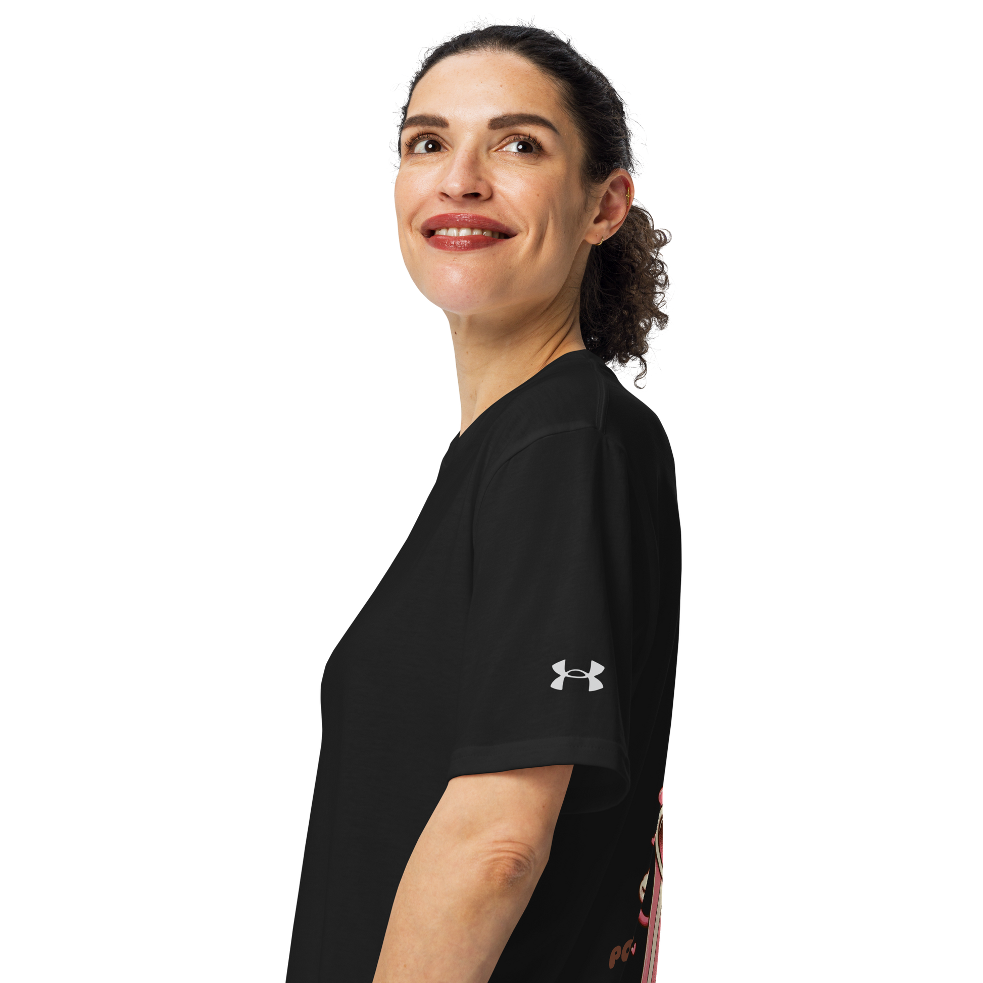 Under ArmourⓇ athletic t-shirt - Limited Edition - My Heart Pop - Back T-Shirt Refine Zone