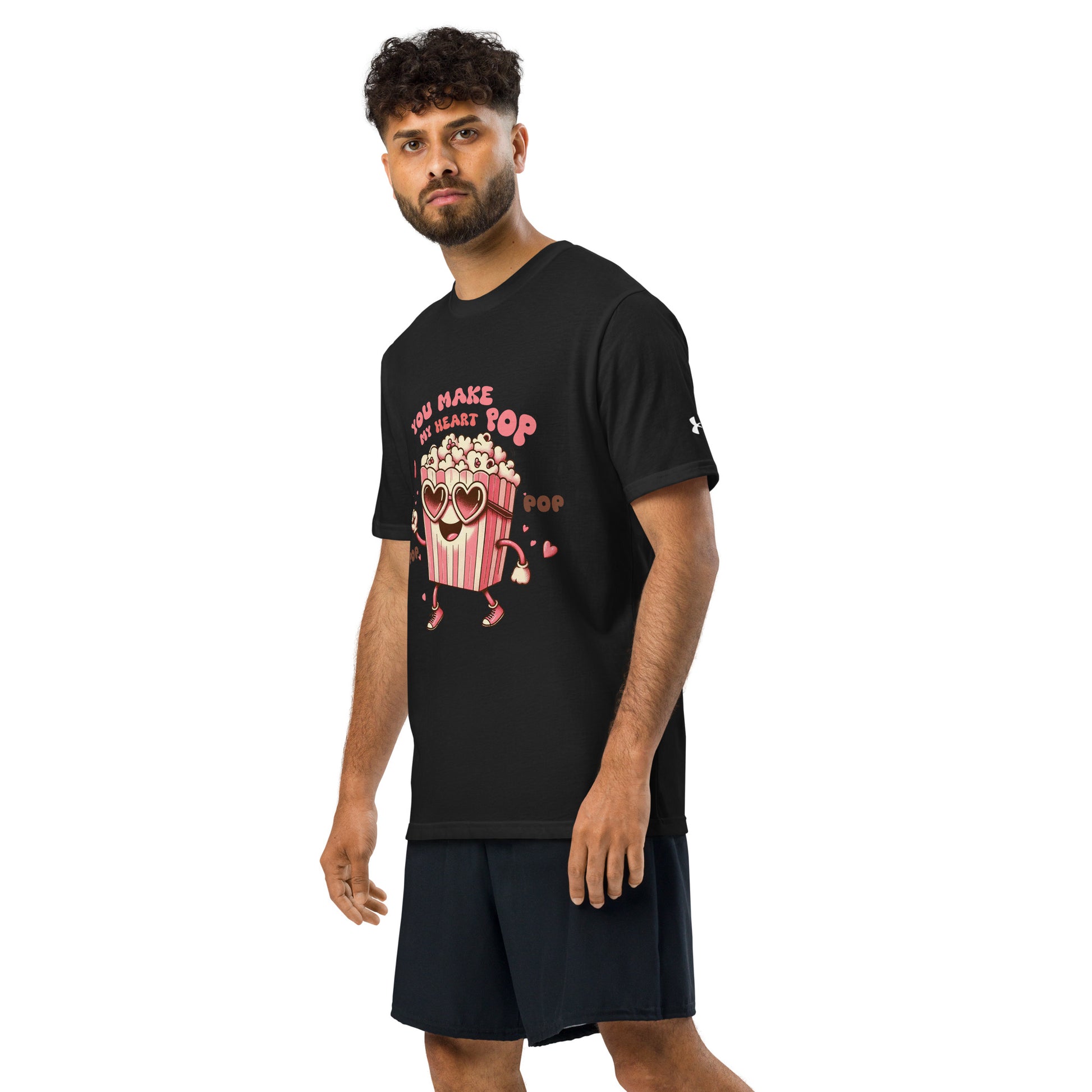 Under ArmourⓇ athletic t-shirt - Limited Edition - My Heart Pop - Front T-Shirt Refine Zone