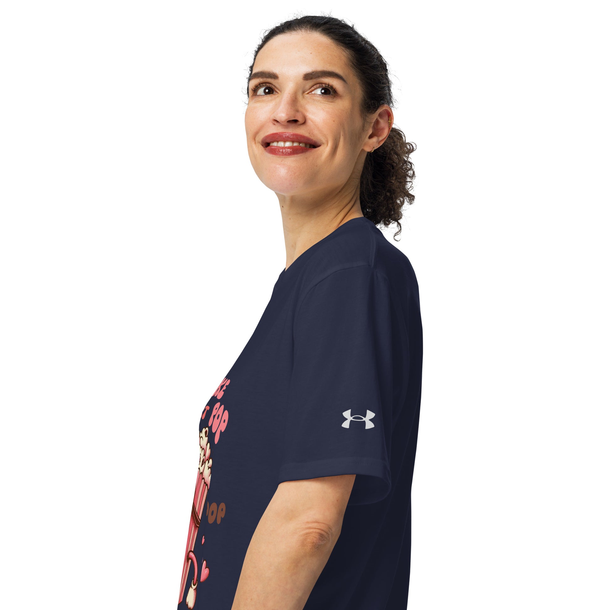 Under ArmourⓇ athletic t-shirt - Limited Edition - My Heart Pop - Front T-Shirt Refine Zone