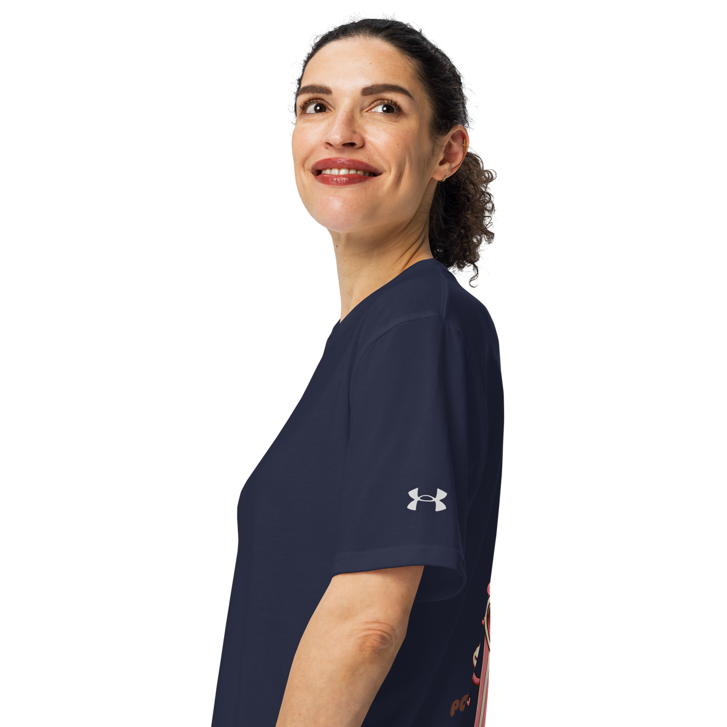Under ArmourⓇ athletic t-shirt - Limited Edition - My Heart Pop - Back T-Shirt Refine Zone