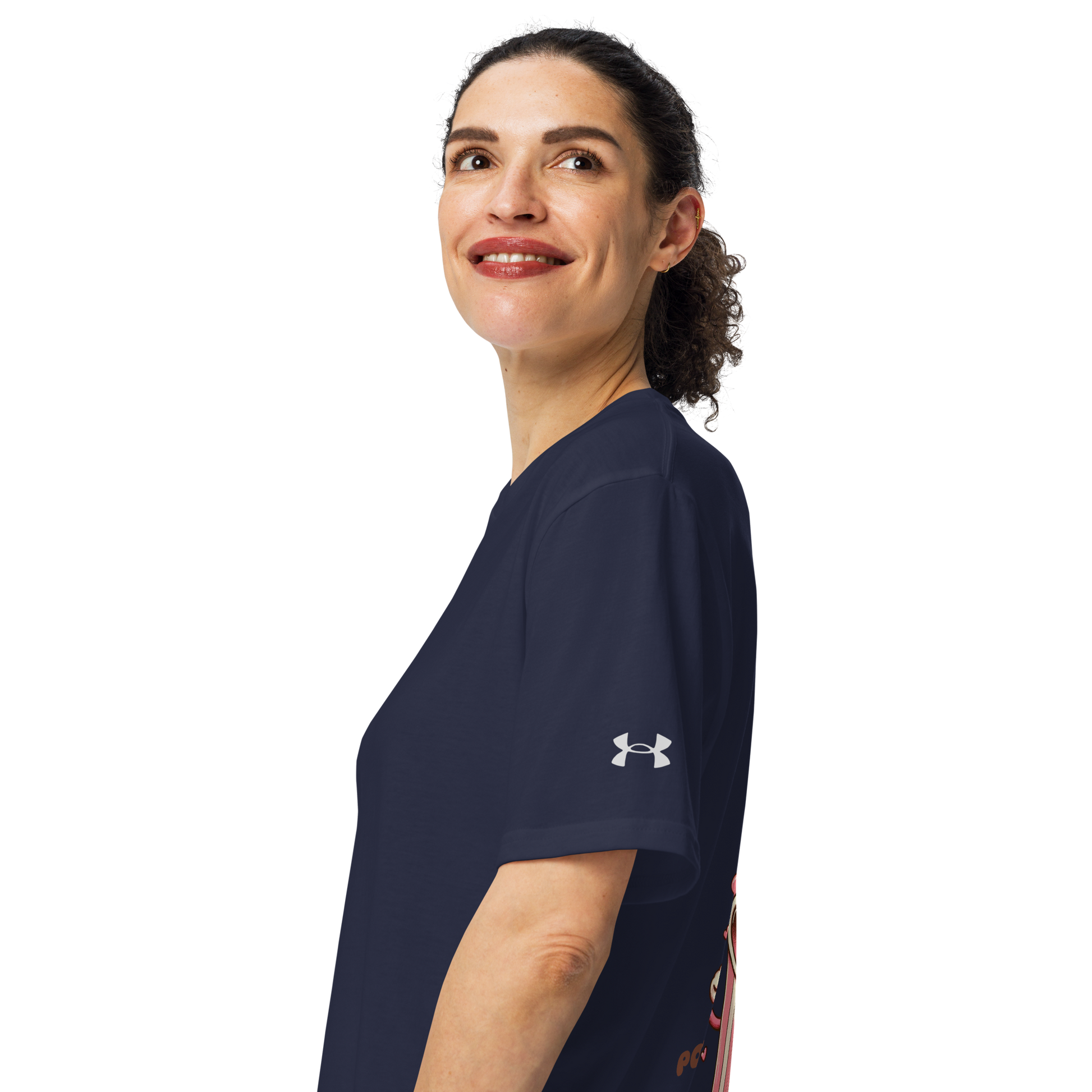 Under ArmourⓇ athletic t-shirt - Limited Edition - My Heart Pop - Back T-Shirt Refine Zone