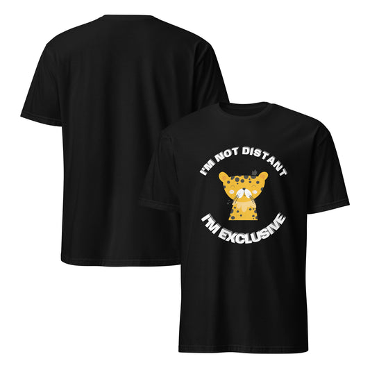 Short-Sleeve Unisex T-Shirt - Exclusive Leopard T-Shirt Refine Zone Black S