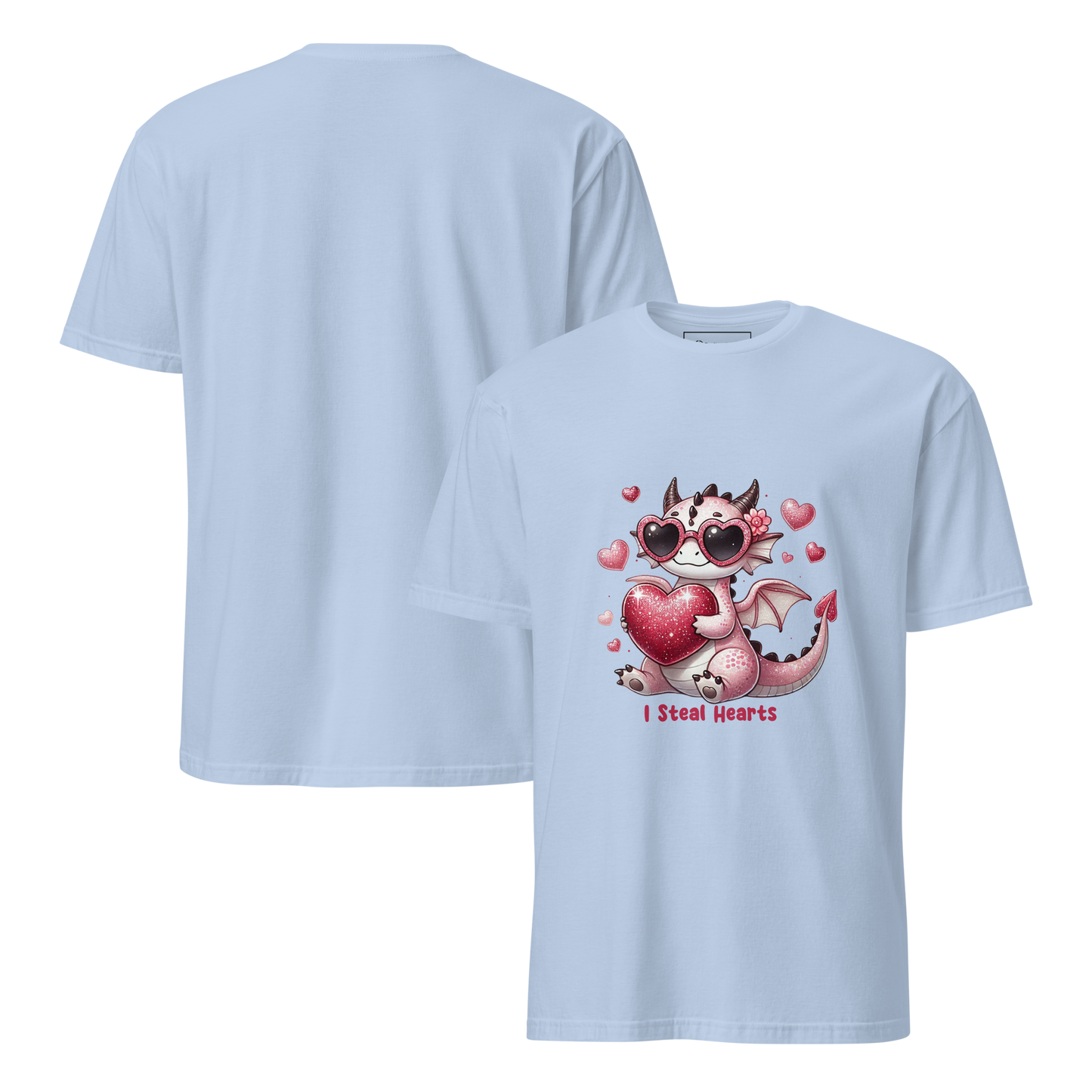 Short-Sleeve Unisex T-Shirt - I Steal Hearts T-Shirt Refine Zone