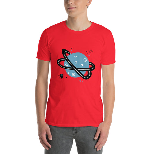 Short-Sleeve Unisex T-Shirt - Space T-Shirt Refine Zone Red S