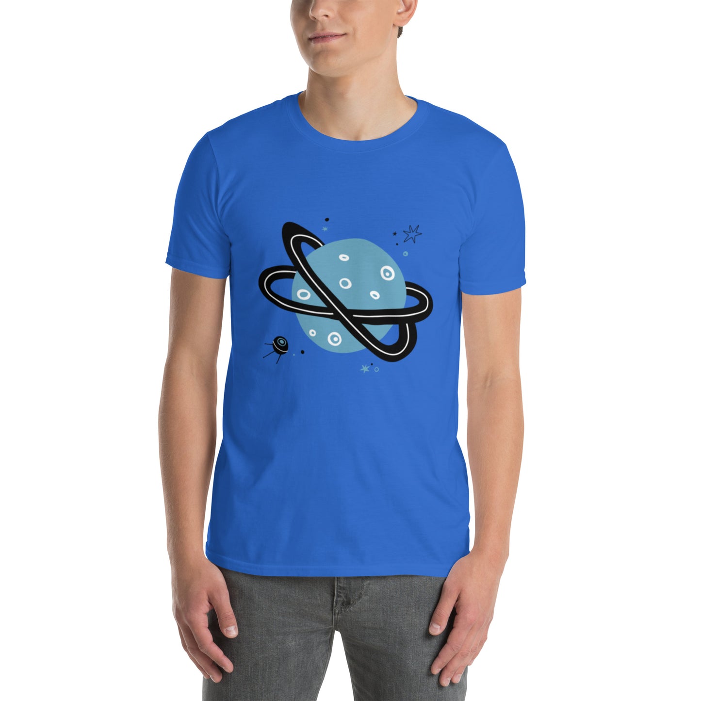 Short-Sleeve Unisex T-Shirt - Space T-Shirt Refine Zone Royal S