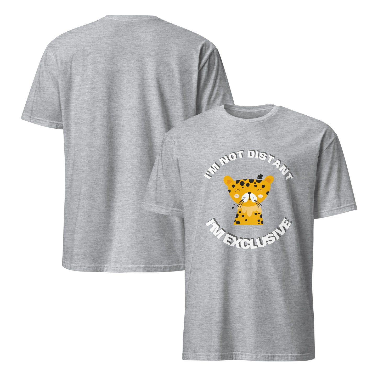 Short-Sleeve Unisex T-Shirt - Exclusive Leopard T-Shirt Refine Zone