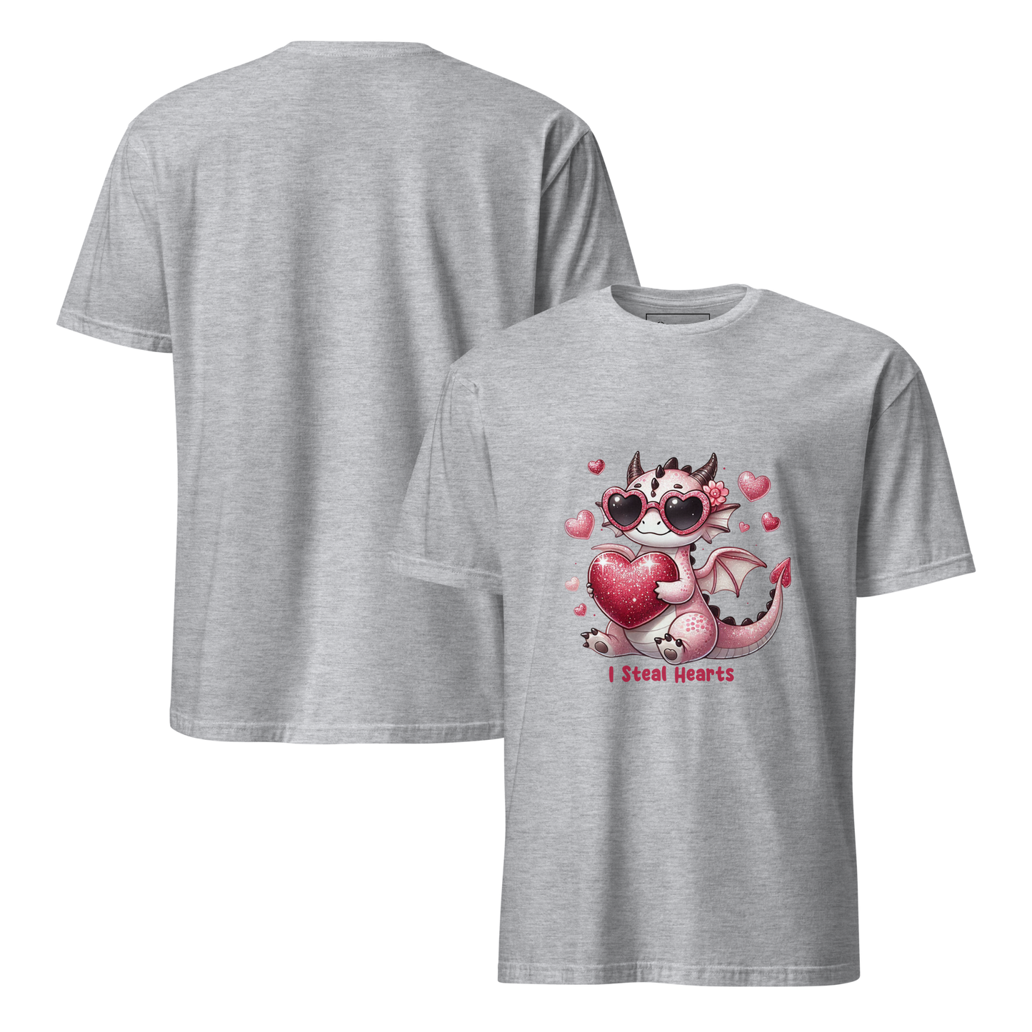 Short-Sleeve Unisex T-Shirt - I Steal Hearts T-Shirt Refine Zone