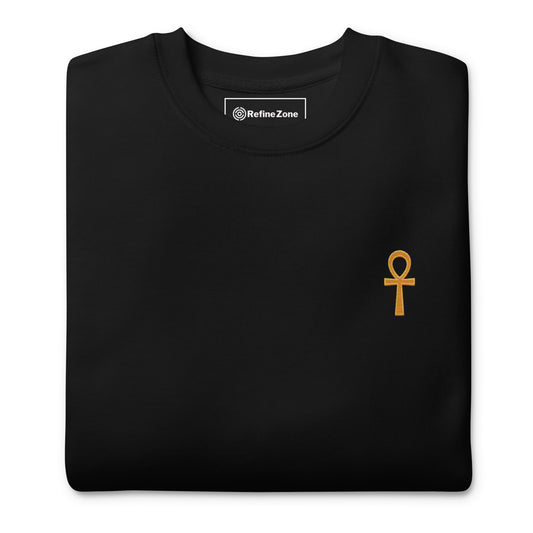 Unisex Premium Sweatshirt - Ankh Sweatshirt Refine Zone