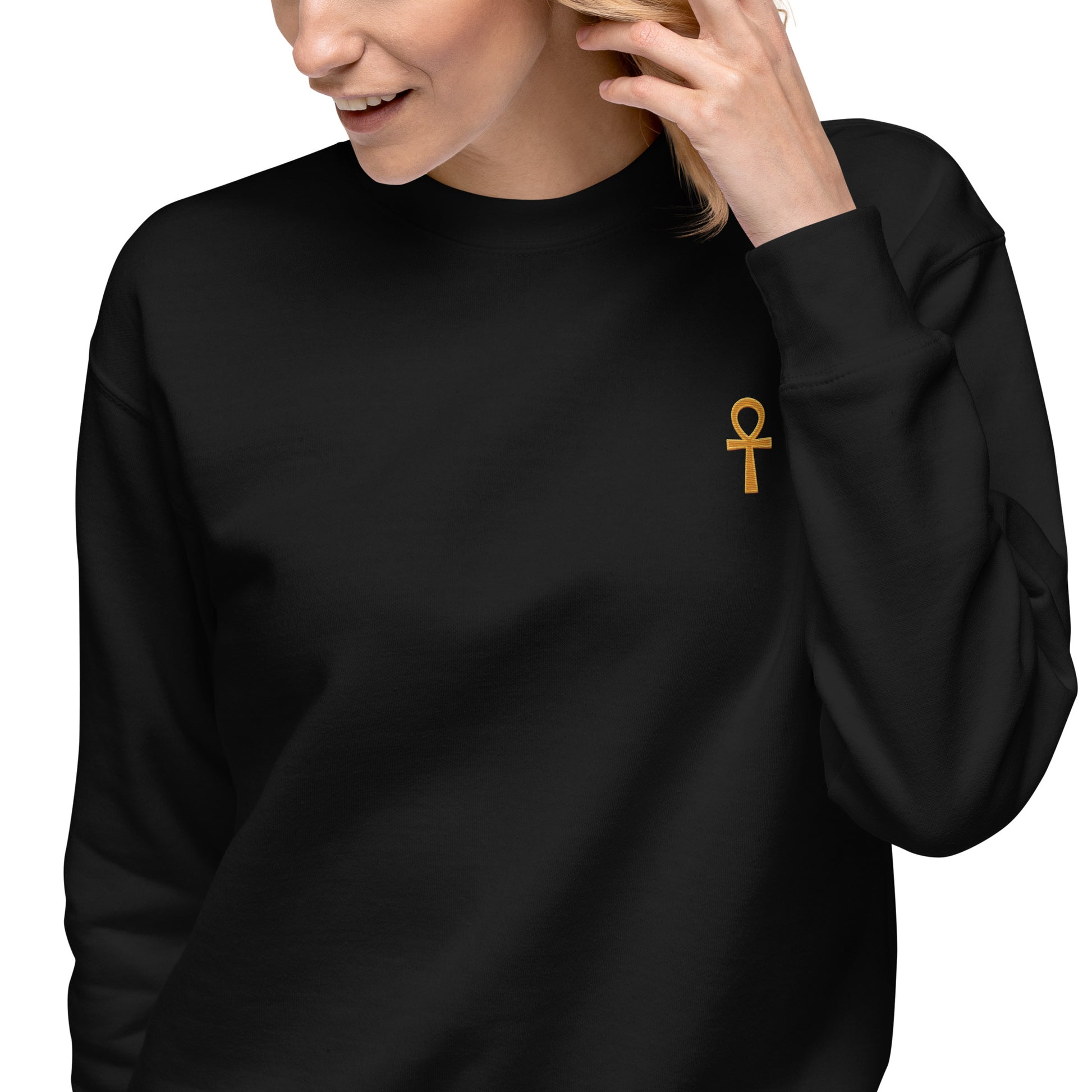 Unisex Premium Sweatshirt - Ankh Sweatshirt Refine Zone