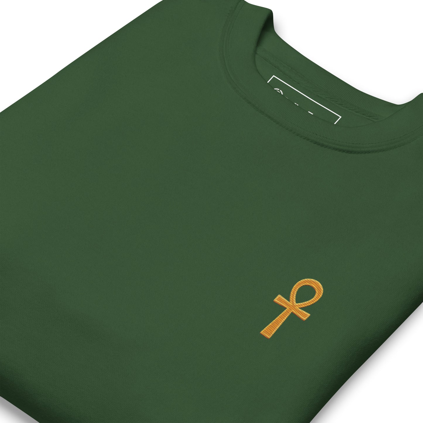 Unisex Premium Sweatshirt - Ankh Sweatshirt Refine Zone Forest Green S