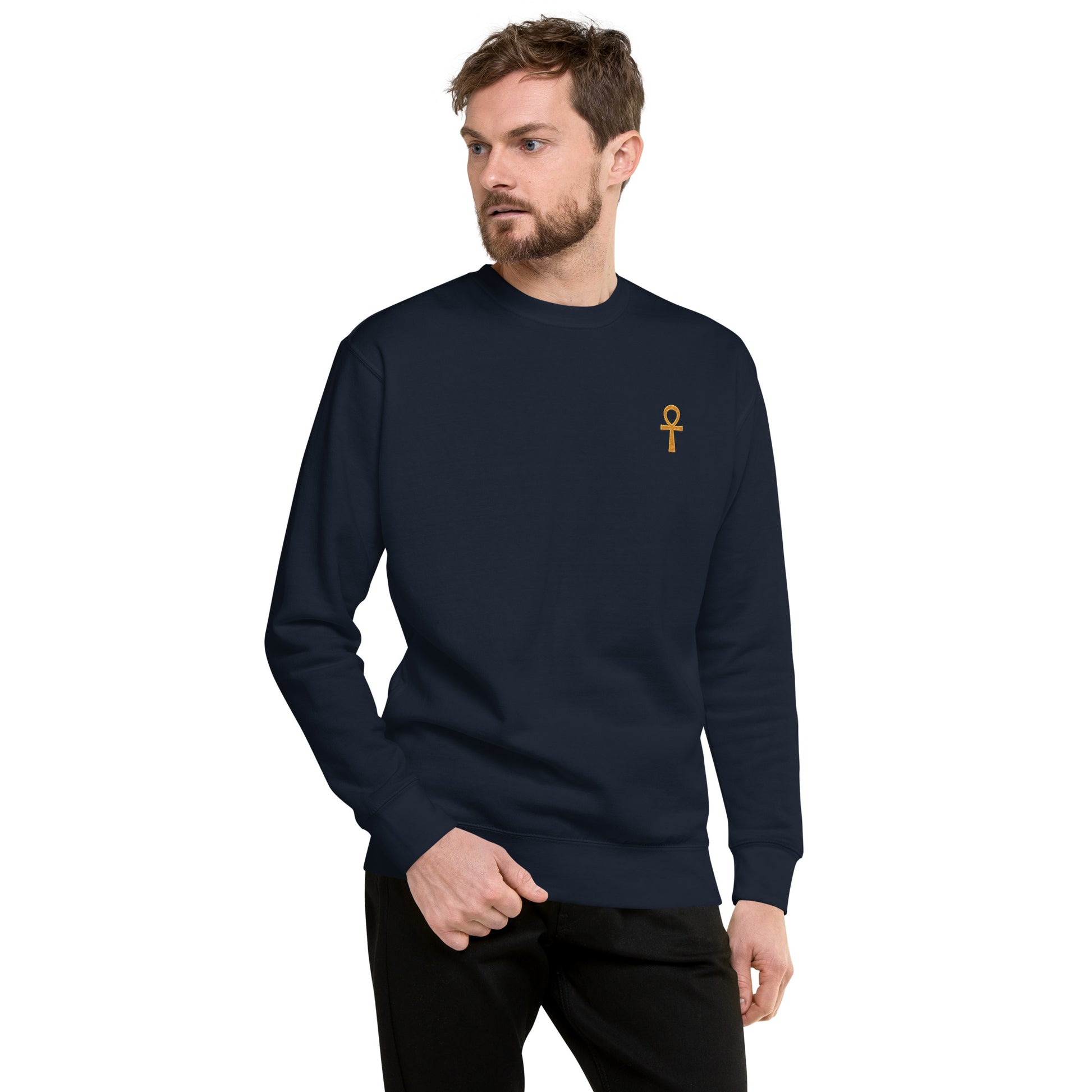Unisex Premium Sweatshirt - Ankh Sweatshirt Refine Zone