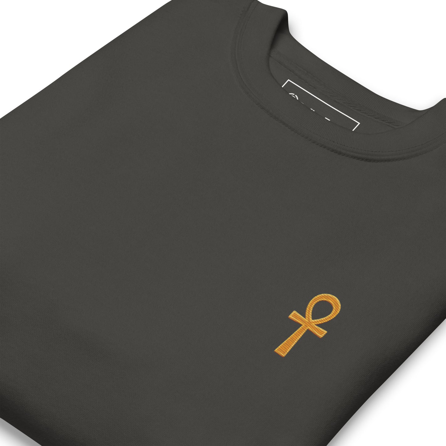 Unisex Premium Sweatshirt - Ankh Sweatshirt Refine Zone Vintage Black S