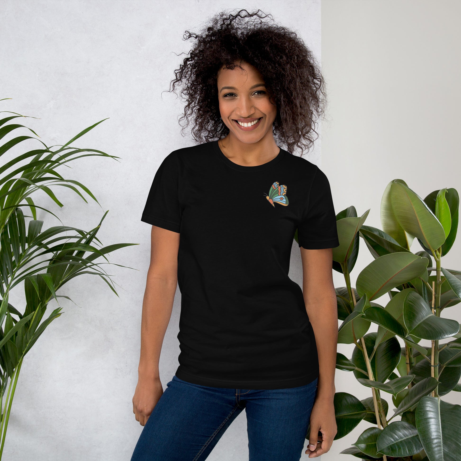Ellie Butterfly Tattoo Tee for Women T-Shirt Refine Zone