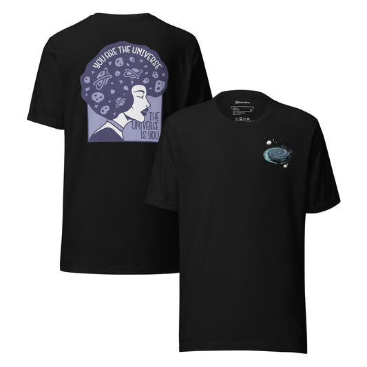 Unisex t-shirt - The Universe T-Shirt Refine Zone Black XS