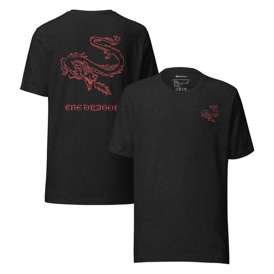 Unisex t-shirt - The Dragon T-Shirt Refine Zone Black Heather XS