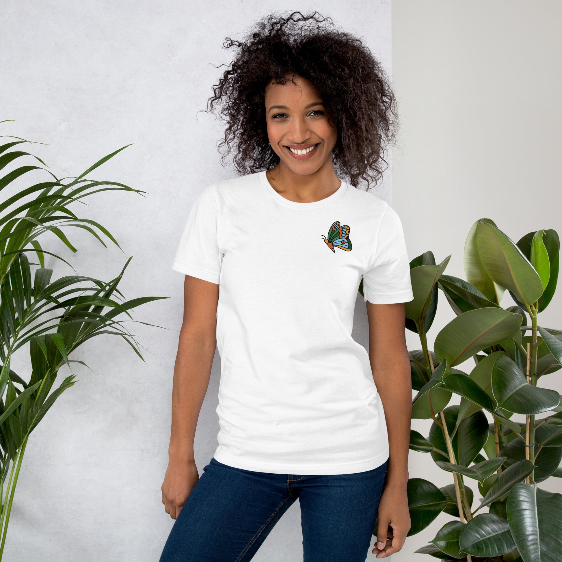 Ellie Butterfly Tattoo Tee for Women T-Shirt Refine Zone