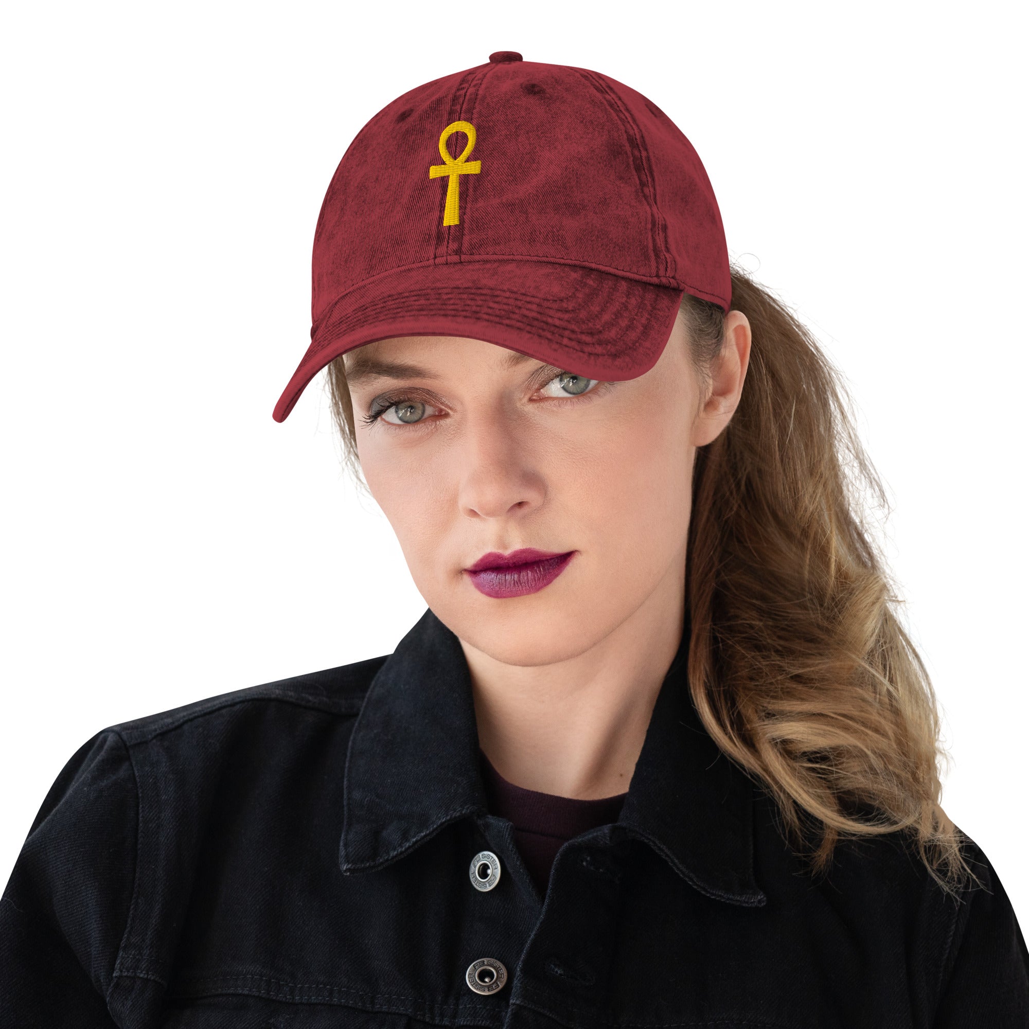 Vintage Cotton Twill Cap - Key of Life - Ankh Cap Refine Zone   