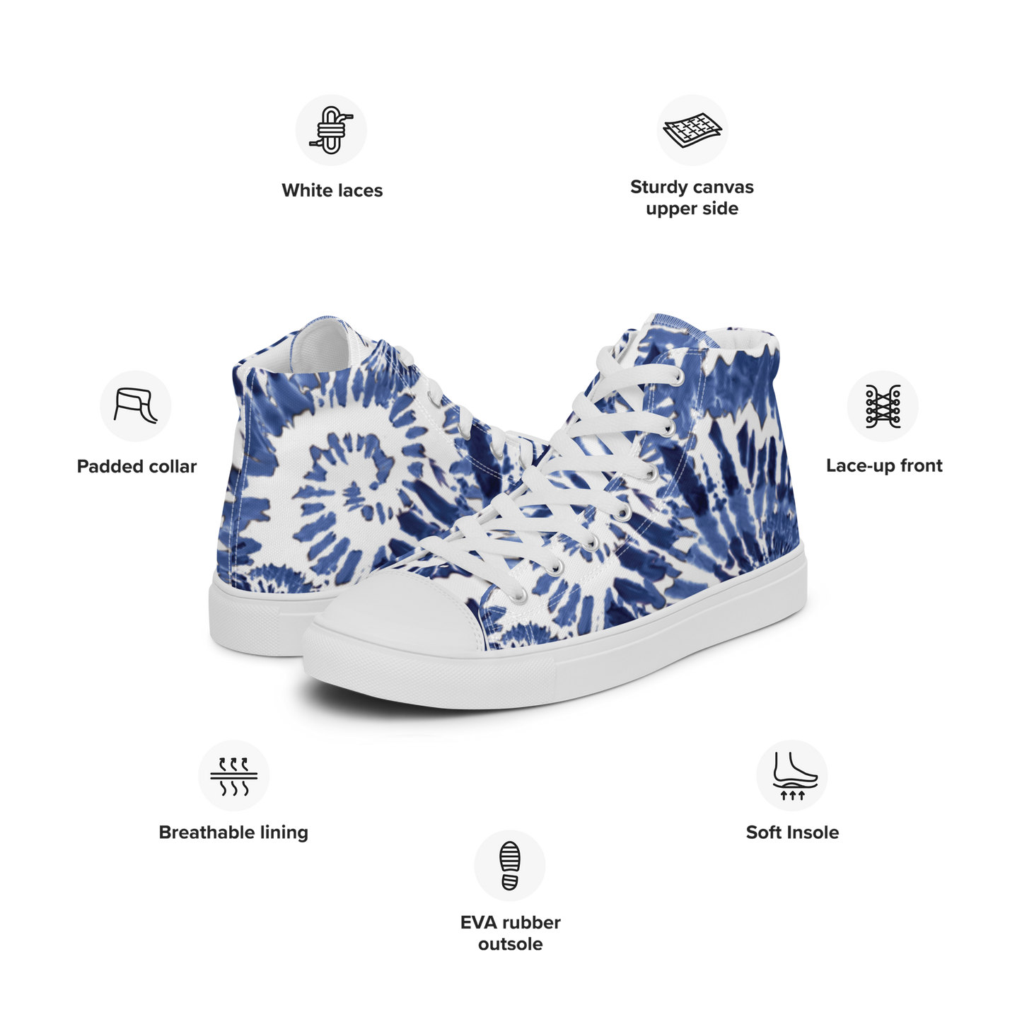 Women’s high top canvas shoes - SoarX Sneakers Refine Zone